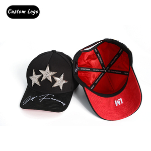 Thời trang mới thiết kế trẻ 5 tấm kim loại pin ngoài trời được trang bị thể thao nóng bán bông thêu Mũ bóng chày - Product Image 6