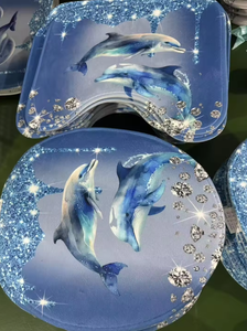 Ensemble <span class=keywords><strong>de</strong></span> <span class=keywords><strong>rideau</strong></span> <span class=keywords><strong>de</strong></span> <span class=keywords><strong>douche</strong></span> et tapis <span class=keywords><strong>de</strong></span> bain 4 pièces en fibre <span class=keywords><strong>de</strong></span> polyester écologique à motif festonné Azect - Product Image 4