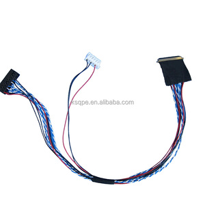 定制线束电气铜屏蔽 Fi-X30h 转 Df14 51 针 LCD LVDS 电缆 LCD 转换器电缆 - Product Image 2