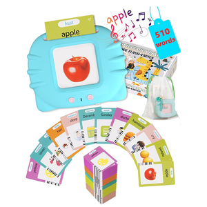 510 jouet éducatif pour apprendre l'alphabet jouet d'apprentissage anglais arabe bébé cartes de Stimulation visuelle cartes Flash/cartes cognitives - Product Image 1