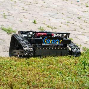 Tondeuse à gazon autoportée coupe-herbe robot télécommandé auto-conduite <span class=keywords><strong>sur</strong></span> chenilles fléau terrain <span class=keywords><strong>de</strong></span> golf tondeuse verte tondeuse à gazon robot - Product Image 4