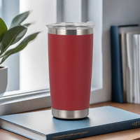 Gobelets isothermes personnalisés en acier inoxydable 18/8 à double paroi de 20 oz pour la salle de sport et le café
