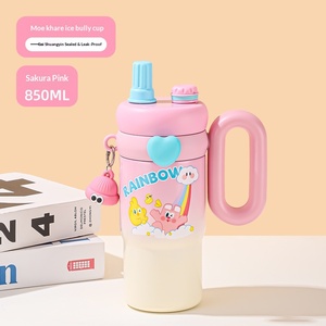 Nueva Botella de Agua con Diseño de Conejita, Asa y Gran Capacidad, Doble Compartimento, Popular y de Alta Apariencia - Product Image 2