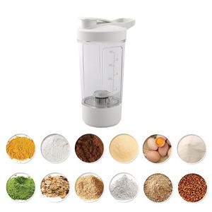 2026 Portable Electric <b>Bottle</b> Small 400Ml Plastic Usb Charging <b>Protein</b> Shaker Cup for Gym - Product Image 6