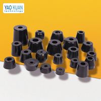 Zwart Of Wit Rubber Voet Nagels Worden Geïnstalleerd Stevig En Anti-Slip Rubber Machine Voeten