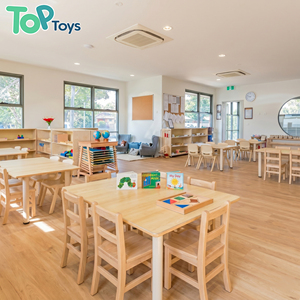 Mobiliario <span class=keywords><strong>de</strong></span> Aprendizaje <span class=keywords><strong>de</strong></span> Madera para Aulas <span class=keywords><strong>de</strong></span> Preescolar, Guardería y Jardín <span class=keywords><strong>de</strong></span> Infancia, Amigable con los Niños y Apto para el Aprendizaje Temprano - Product Image 1