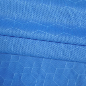 Mới tùy chỉnh thiết kế khô phù hợp Wicking 170 ~ 180gsm 100% <span class=keywords><strong>polyester</strong></span> bóng đá nổi chim mắt lưới vải cho thể thao - Product Image 3