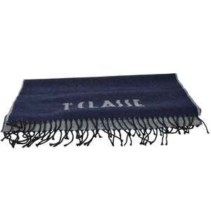 Alviero Martini Women's <b>Scarf</b> K S606 1803 Blue Knitted With Fringe Edge - Product Image 4