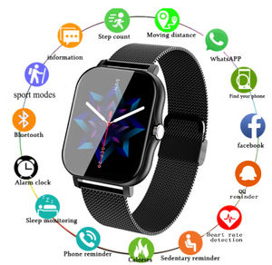 Reloj Inteligente LIGE BW0242 (2 Correas) para Hombre y Mujer, Contesta y Realiza Llamadas, Reproductor de Música, Monitor de Ritmo Cardíaco, Reloj Deportivo, Android IOS - Product Image 2
