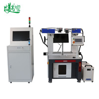 Machine de marquage laser UV à double tête en acier inoxydable pour le marquage des codes QR sur les bouteilles double face et la collecte d'informations