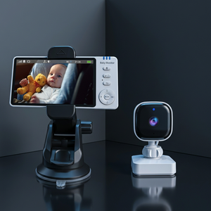 Caméra domestique avec sirène intégrée, résolution 720P, 2,4 GHz FHSS, vision nocturne, audio bidirectionnel, détection <span class=keywords><strong>de</strong></span> mouvement et rappel d'alimentation - Product Image 6