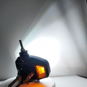 60W उच्च/कम बीम नेतृत्व वाला संयोजन हेडलाइट, डुअल फोकस लेंस प्रोजेक्टर बहु-समारोह - Product Image 4