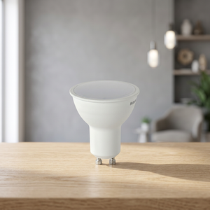 Bombilla LED Dicroica GU10 de Rosca 5 vatios. Equivalente a 30 vatios. 500 lúmenes. Blanco Cálido (2700K) - Product Image 3