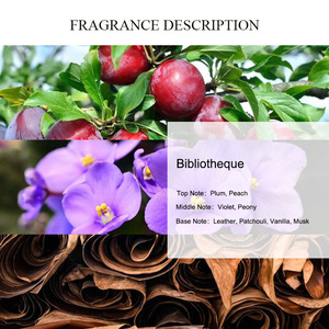 Aceite Aromático para Velas <span class=keywords><strong>Bibliotheque</strong></span> de Aroma Único, Aceite Perfumado para Velas Decorativas de Aromaterapia al por Mayor para Decoración del Hogar - Product Image 2
