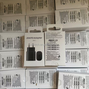 <span class=keywords><strong>Cargador</strong></span> Superrápido <span class=keywords><strong>EP</strong></span>-<span class=keywords><strong>TA800</strong></span>, Adaptador Tipo C con Enchufe EU, UK, US, Original de Fábrica, Adaptador de Corriente USB-C PD de 25W para <span class=keywords><strong>Samsung</strong></span> S26 S25 S24 S20 - Product Image 1