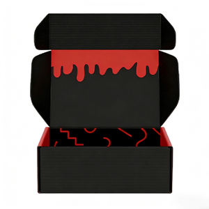 Boîte d'emballage cadeau en carton ondulé rigide avec logo personnalisé, estampage réutilisable, gaufrage UV - Product Image 6