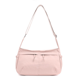 Bolso de Hombro Estilo Japonés para Mujer, Gran Capacidad, Nylon, Bandolera, Resistente al Agua, Uso Diario, Primavera 2025, Beige - Product Image 2