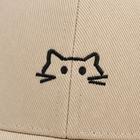 Casquette de baseball personnalisable en polyester/coton avec impression en relief pour événements scolaires - Unisexe adulte