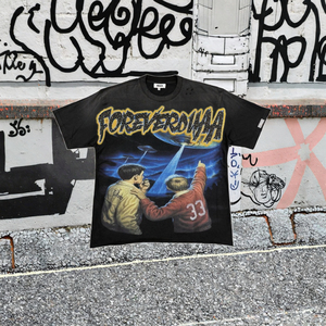 Camiseta DUAA de Alta Calidad, Estilo Casual Americano, Hip Hop, con Estampado de Letras de Diamantes, Vintage, para Hombre, Manga Corta, 100% Algodón - Product Image 3