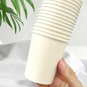 แก้วกระดาษพิมพ์ลายตามสั่ง แบบผนังเดียว เป็นมิตรกับสิ่งแวดล้อม ขนาด 8oz/12oz/16oz/22oz สำหรับเครื่องดื่มร้อน พร้อมฝาปิด - Product Image 2