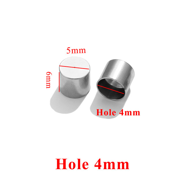 Steel color - 4mm inside [about 0.39g each]