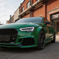 Nouveau kit de carrosserie de conversion style RS3 pour Audi A3 8VPA berline et Sportback 2017-2020, fixation par boulons, ajustement universel, comprend le pare-chocs avant