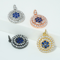 Breloques à micro-pavés en laiton pour la fabrication de bijoux, 20 pièces, breloques de styliste pour bracelets, pendentif, accessoires, perles