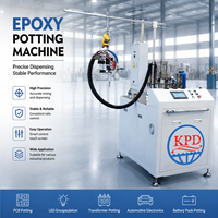 Máquina Dispensadora de Pegamento AB Semiautomática de Dos Componentes, Equipo de Encolado de Resina Epoxi y PU para Ensamblaje Industrial de Electrónica