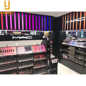 เฟอร์นิเจอร์จัดแสดงเครื่องสำอางแบบตั้งได้หรูหราสำหรับร้านค้าห้างสรรพสินค้า - Product Image 4