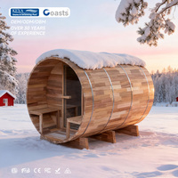 Keya Sauna Design – Beliebte, Günstige Außensauna mit Dampfbad, Spa-Badewanne, Saunakabinen, Outdoor-Badewanne aus Kanadischem Rotzedernholz und Panoramabar