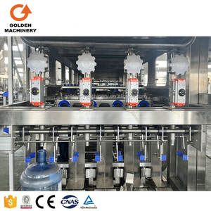 Barils de 5 gallons, machine de remplissage d'eau en bouteille de 20 <span class=keywords><strong>litres</strong></span>, machine de lavage de bouteilles de 3 et 5 gallons, machine de mise en bouteille d'eau pure - Product Image 5