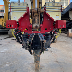 Équipement forestier XUVOL pour plantations, accessoire d'excavatrice 13-15T, rotateur de fosse, pousseur de terre, épandeur d'engrais à double bac - Product Image 3