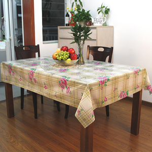 Chất Lượng Cao Tùy Chỉnh Dày PVC Satin Kháng Rõ Ràng In Ấn Khăn Trải Bàn - Product Image 6