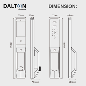 DL-24 dalton הנמכר ביותר 1080 מצלמת p hd עם נוף רחב בית יוקרה חכם חיצוני עמיד למים - Product Image 3