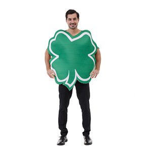 Costume de trèfle à quatre feuilles pour la Saint-Patrick, pour homme adulte, vert, gonflable, pour fête - Product Image 5