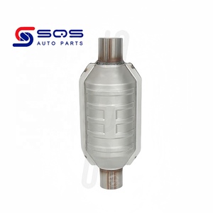 SQS, personalización de alta calidad, catalizador de Metal automático, convertidor catalítico de cerámica de nido de abeja, paquete Universal con Sensor de oxígeno - Product Image 3