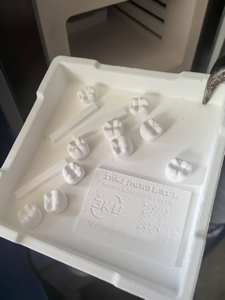 Pasta di Zirconia per Modelli Dentali, Denti Stampati in 3D, Corone Dentali Dopo Disincrostazione e Sinterizzazione - Product Image 2