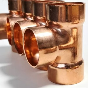 Factory Price Copper Tee High Quality Copper Equal Diameter Tee Small and Middle Diameter <b>Pipes</b> Copper Tee - Product Image 4