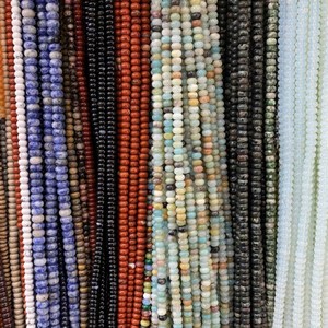 Perles sphériques en <span class=keywords><strong>pierre</strong></span> d'agate naturelle indienne, 50 pièces, en forme <span class=keywords><strong>de</strong></span> disque, pour la fabrication <span class=keywords><strong>de</strong></span> Bracelet, <span class=keywords><strong>de</strong></span> bijoux, DIY, à faire soi-même - Product Image 6