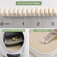 Premium Tofu-Katzenstreu 0,5-1cm für Automatische Roboter-Boxen, Verstopfungsfrei, Klumpend, Großhandel OEM ODM Private Label Direktvertrieb ab Werk