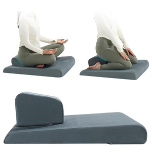 Yoga Meditation <b>Cushion</b> Sloping Surface <b>Pad</b> Cotton Portable Futon Seat <b>Cushion</b> For Zen Sitting Practice - Product Image 1