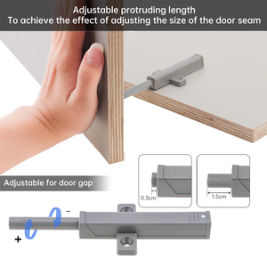 Loquet magnétique moderne réglable à fermeture douce pour tiroir, amortisseur tactile silencieux pour armoire de salle de bain - Product Image 4