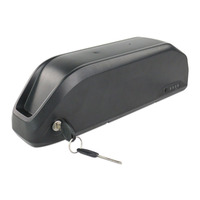 Boîtier de batterie 70 cellules avec port de charge CC et port de décharge 5 broches avec interrupteur pour boîte de batterie de vélo électrique 24V 36V 48V 52V