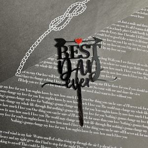 Nouvelle arrivée Super papa <span class=keywords><strong>meilleur</strong></span> papa jamais heureux fête <span class=keywords><strong>des</strong></span> pères gâteau topper pour décorations de gâteau approvisionnement de fête - Product Image 4