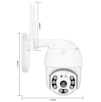 Caméra dôme AHD analogique filaire 2MP 4MP 5MP 8MP Caméra IP PTZ 1080p Système de sécurité CCTV Bullet IR HD avec câble coaxial RG59