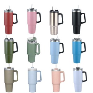Haute qualité en stock nouveau style 40 oz 1200 <span class=keywords><strong>ml</strong></span> grande taille en acier inoxydable grandes tasses à café personnalisées pour cadeau d'entreprise utilisation au bureau - Product Image 2