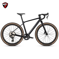 Vélo de Gravel GRAVEL-X avec Roues en Fibre de Carbone SENTYEH, 13 Vitesses, Transmission Électronique Sans Fil, Freins à Disque Hydrauliques, Cadre Rigide, Capacité 150 kg