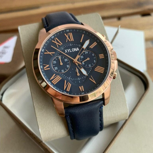 Montres à quartz d'affaires en acier inoxydable de haute qualité Montre en <span class=keywords><strong>cuir</strong></span> imperméable de sport décontractée <span class=keywords><strong>pour</strong></span> hommes - Product Image 2