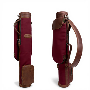 Custom <span class=keywords><strong>golf</strong></span> tas <span class=keywords><strong>golf</strong></span> tassen heren <span class=keywords><strong>golf</strong></span> tas compact lichtgewicht geschikt voor weinig clubs PU lederen accenten reisvriendelijk - Product Image 3