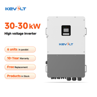 KEVOLT Hochspannungs-Hybrid-Solarwechselrichter mit Hochspannungsbatterie und Solarmodul-Set 30-50kW Komplettes Solarsystem